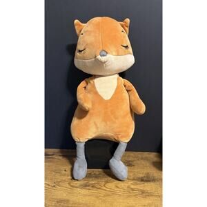 Jellycat SLEEPEE FOX Plush Toy Retired Large 14" Jellycat London Sleeping Fox